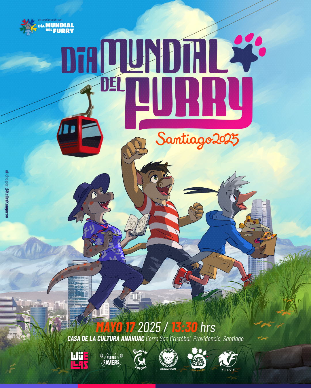 ¡Ven a disfrutar el Día del Furry este 17 de mayo!